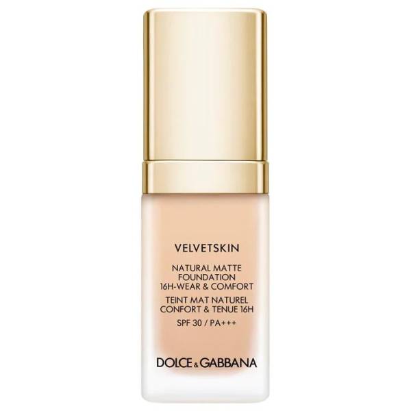 Dolce & Gabbana Matující tekutý make-up Velvetskin (Natural Matte Foundation) 30 ml Cream.