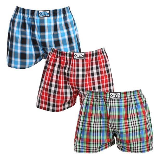 3PACK pánské trenky Styx klasická guma vícebarevné (3A103456) XL, trenýrky.
Barevné bavlněné trenky pro každodenní pohodlí
Pánské trenýrky Styx jsou vyrobeny ze 100% bavlny.
Česká značka Styx nabízí zábavu i prvotřídní kvalitu
Spodní prádlo Styx si oblíbí zejména ti, pro které je důležitá osobitost.