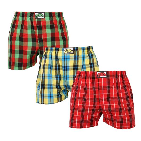 3PACK pánské trenky Styx klasická guma vícebarevné (3A093138) XL, trenýrky.
Barevné bavlněné trenky pro každodenní pohodlí
Pánské trenýrky Styx jsou vyrobeny ze 100% bavlny.
Česká značka Styx nabízí zábavu i prvotřídní kvalitu
Spodní prádlo Styx si oblíbí zejména ti, pro které je důležitá osobitost.