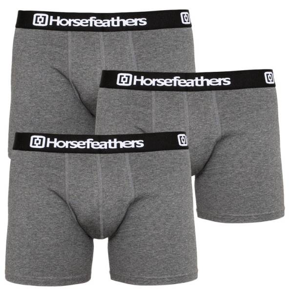 3PACK pánské boxerky Horsefeathers Dynasty heather antracite (AM067B) XL, trenky / trenýrky.
Pro boxerkomily tu máme jednu lahůdku od české značky Horsefeathers.