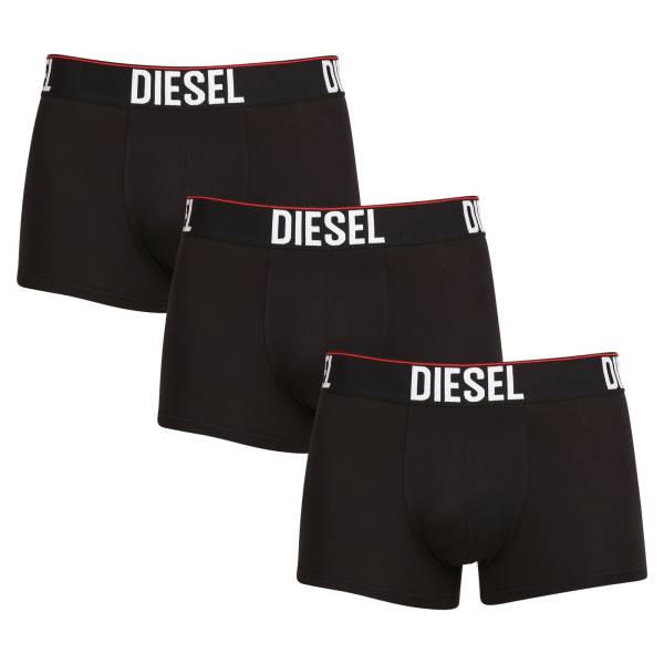 3PACK pánské boxerky Diesel černé (00ST3V-0AMAH-E4101) XL, trenky / trenýrky.
Boxerky Diesel s vytkávanou gumou jsou dobrou volbou, pokud chcete pohodlné pánské spodní prádlo, které vypadá jedinečně.
 
Boxerky Diesel jsou ušity z bavlny s příměsí elastanu, díky tomu skvěle sedí a nikde se nezařezávají.
Prostě a jednoduše, pokud chcete kvalitu, volte spodní prádlo Diesel, budete spokojeni.
Více se dozvíte níže v klasických informacích o produktu.