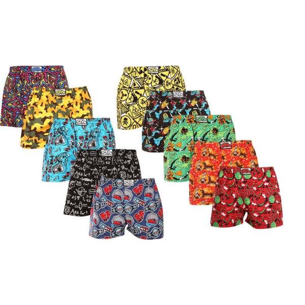 10PACK pánské trenky Styx art klasická guma vícebarevné (10A130901467892) L, trenýrky.
Barevné bavlněné trenky pro každodenní pohodlí
Pánské trenýrky Styx jsou vyrobeny ze 100% bavlny.
Česká značka Styx nabízí zábavu i prvotřídní kvalitu
Spodní prádlo Styx si oblíbí zejména ti, pro které je důležitá osobitost.