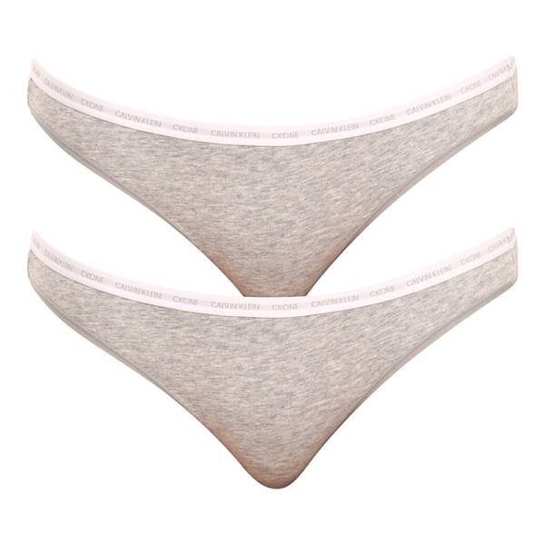 2PACK dámské kalhotky CK ONE šedé (QD3789E-8HT) XS.
Tyto kalhotky Calvin Klein vypadají velmi luxusně, a to nejen díky široké vytkávané gumě.