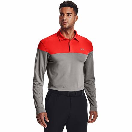 Pánské triko s límečkem Under Armour LS Playoff Novelty Polo velikost M.