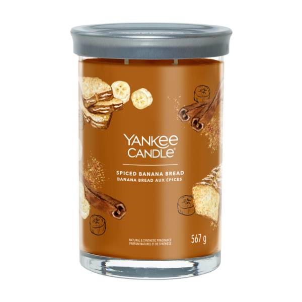 Yankee Candle Aromatická svíčka Signature tumbler velký Spiced Banana Bread 567 g.