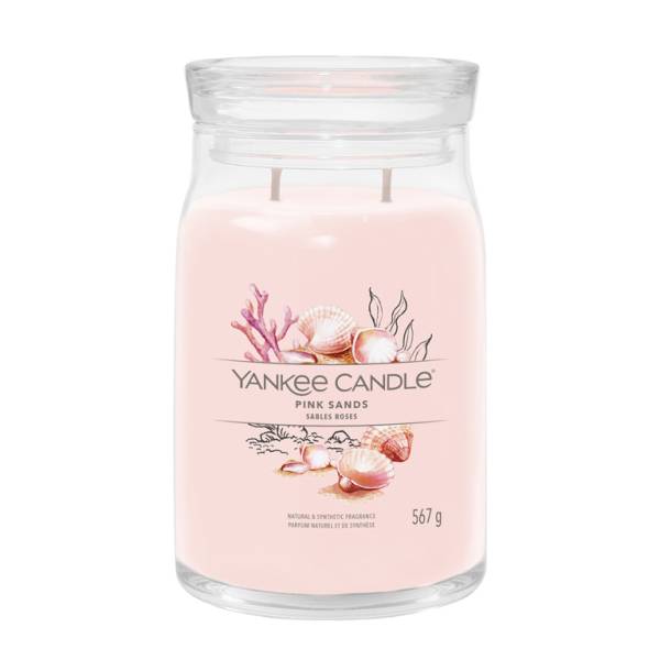 Yankee Candle Aromatická svíčka Signature sklo velké Pink Sands 567 g.