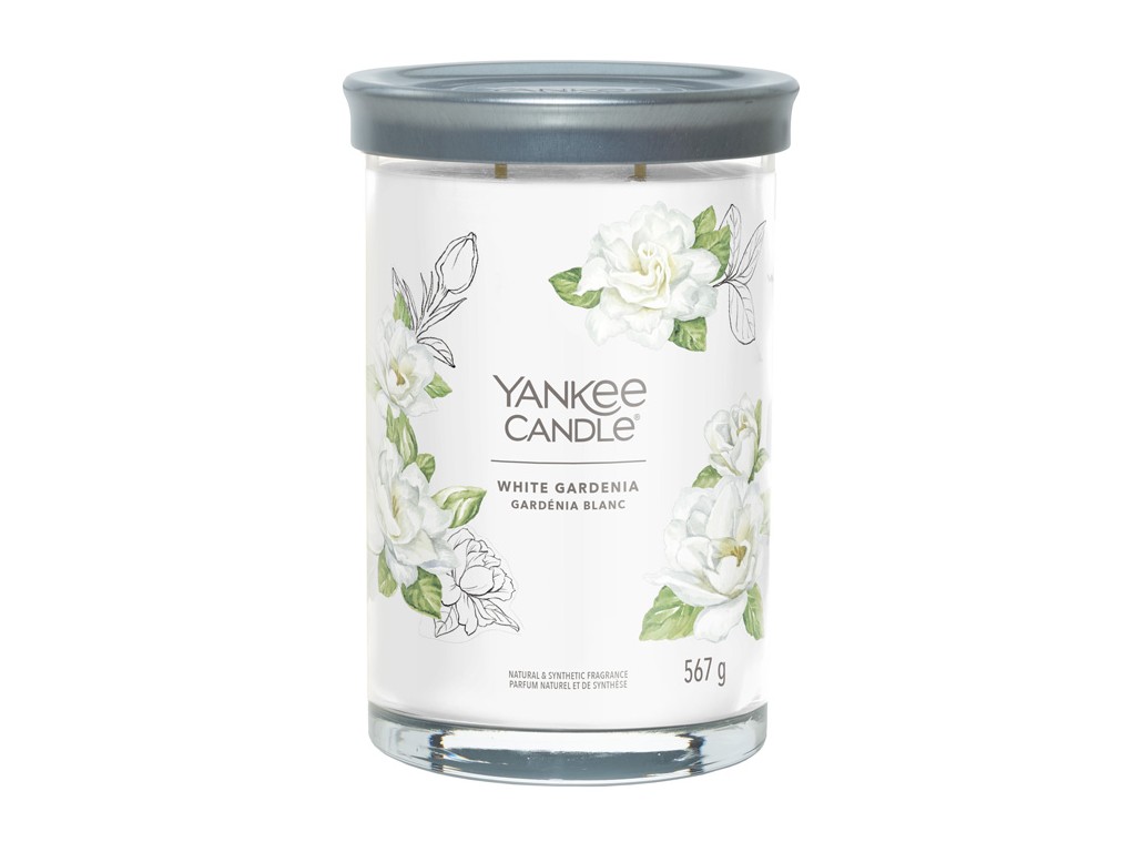 Yankee Candle Aromatická svíčka Signature tumbler velký White Gardenia 567 g.