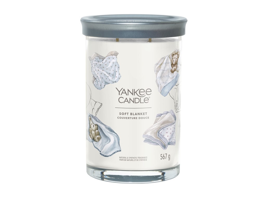 Yankee Candle Aromatická svíčka Signature tumbler velký Soft Blanket 567 g.