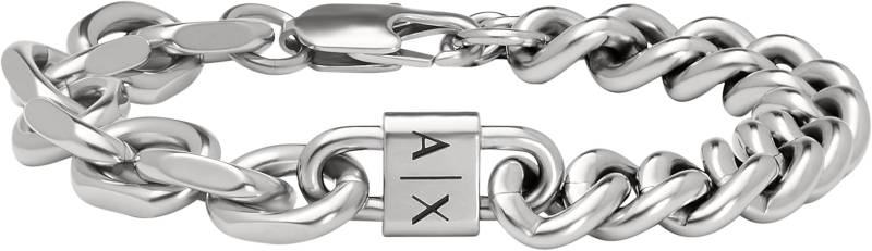 Armani Exchange Nadčasový pánský ocelový náramek AXG0114040.