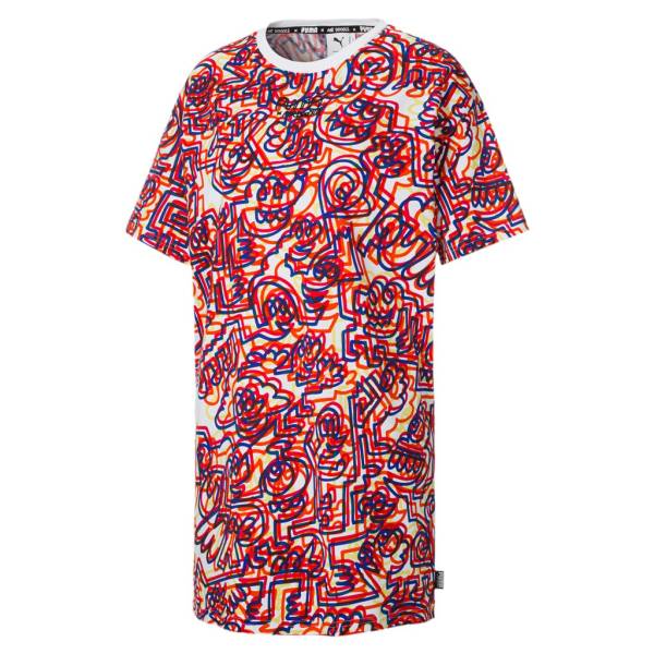 PUMA x MR DOODLE AOP T-shirt Dress XS.