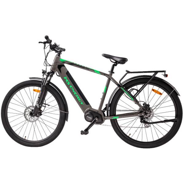 MS ENERGY e-Bike t100 - Trekingové elektrokolo.
	Přední odpružení
	Výkonná baterie 15 000 mAh
	Kotoučové brzdy
	Maximální dojezd 130 km
	8 rychlostí Shimano
	29