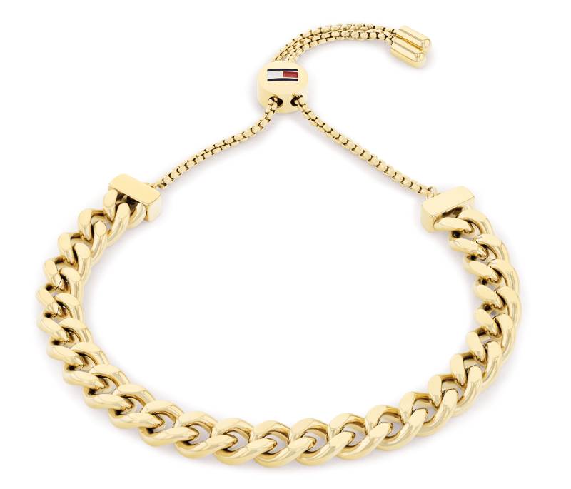 Tommy Hilfiger Slušivý pozlacený náramek Sliding Chains 2780776.