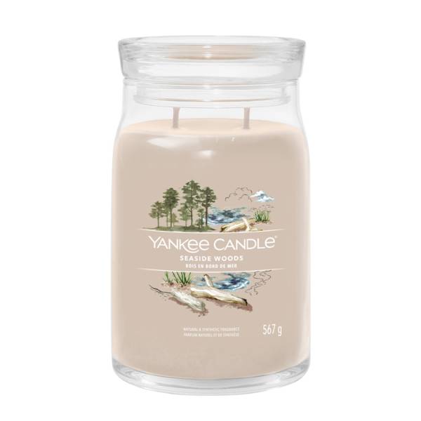 Yankee Candle Aromatická svíčka Signature sklo velké Seaside Woods 567 g.