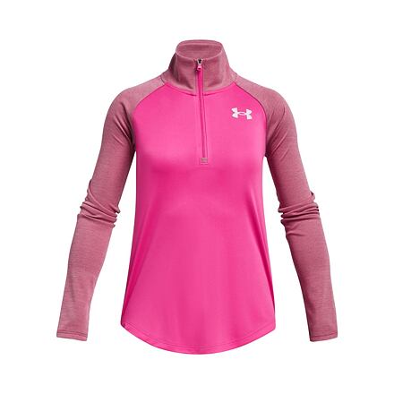 Dívčí tričko Under Armour Tech Graphic 1/2 Zip velikost YL.