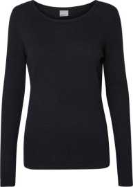 Vero Moda Dámský svetr VMCARE Regular Fit 10136644 Black M.