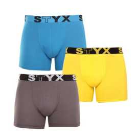 3PACK pánské boxerky Styx long sportovní guma vícebarevné (U9696863) XXL, trenky / trenýrky.
Boxerky Styx jsou skvělou volbou, pokud máš rád pohodlné a kvalitní pánské spodní prádlo.
Boxerky Styx s přívlastkem „sport“ jsou vytvořeny z kombinace bavlny, antibakteriálního modalu a elastanu, jsou velice pohodlné na celodenní nošení a aktivity všeho druhu.
A jak je to s praním?
Více se dozvíš v klasických informacích o produktu.