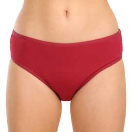 Menstruační kalhotky Meracus Timeless Burgundy Plus (MEMS043) M.
Menstruační kalhotky na silné dny
Kalhotky Meracus Timeless ve variantě Plus jsou nejvíce savé, mají absorpční sílu odpovídající objemu 30 až 40 ml.
Složení: 95 % bavlna, 5 % elastan; 80 % bavlna, 20 % polyester; 85 % polyamid, 15 % elastan; 100 % polyester laminovaný polyuretanem
Praní: Doporučujeme kalhotky předeprat ve studené vodě.
Česká značka Meracus
Značka Meracus vznikla v roce 2012 a na začátku se pod touto značkou šily pouze látkové vložky.
Menstruační kalhotky jsou pro tebe novinka?
Pokud potřebuješ více informací o menstruačních kalhotkách, doporučujeme přečíst si náš článek na blogu: Jak si vybrat menstruační kalhotky?Najdeš tam informace:

Z čeho menstruační kalhotky jsou a jak fungují
Co je při výběru menstruačních kalhotek důležité
Jak dlouho menstruační kalhotky vydrží
Jak menstruační kalhotky vyprat
Pro koho jsou menstruační kalhotky vhodné