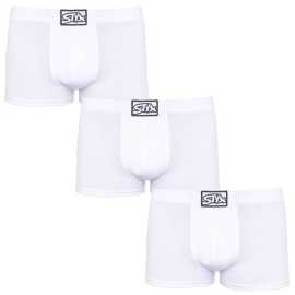 3PACK pánské boxerky Styx klasická guma bílé (3Q1061) M, trenky / trenýrky.
Boxerky Styx jsou skvělou volbou, pokud máte rádi pohodlné a kvalitní pánské spodní prádlo.
          
Boxerky Styx s přívlastkem „classic“ jsou vytvořeny z kombinace bavlny, antibakteriálního modalu a elastanu, jsou velice pohodlné na celodenní nošení a aktivity všeho druhu.
     
A jak je to s praním?