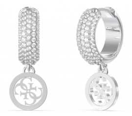 Guess Stylové kruhy Crazy Earrings JUBE03301JWRHT/U.