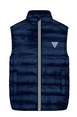 Guess dalach quilted vest xl.