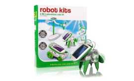 Solar Robot Kits 6 v 1- zelený