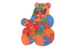 Vzdělávací dřevěné puzzle koala var.2