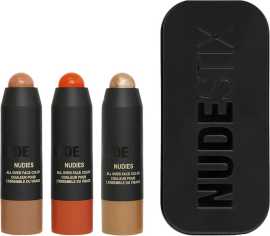 Nudestix Dárková sada dekorativní kosmetiky Beachy Nudes 3 ks.