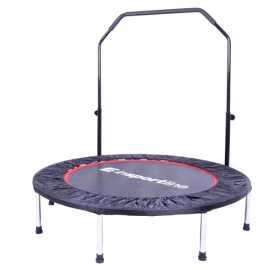 Jumping fitness trampolína inSPORTline PROFI 122 cm.

Trampolína splňuje nejvyšší bezpečnostní standard a podléhá nejpřísnějším bezpečnostním normám pro evropský i světový trh.

Samotná konstrukce trampolíny inSPORTline PROFI 122 cm je pak vyrobena z ocelových galvanizovaných trubek Heavy Duty se zvýšenou odolností.

Nejste-li si jisti výběrem správné velikosti trampolíny, pak využijte našeho rádce.Technický popis:


	Hi-ten ocelová odolná konstrukce s unikátní povrchovou úpravou
	8 nožek
	pevný obvodový ochranný polštář trampolínky
	měkký gumový úchop pro ruce
	výškově nastavitelné madlo ve 4 úrovních (104 - 128 cm)
	šířka madla: 76 cm
	výška trampolíny: 24 cm
	průměr trampolíny: 122 cm
	hmotnost: 15 kg
	nosnost: 110 kg
	trampolína je určená pro domácí i komerční využití


Doplňující informace:


	v případě poškození máme skladem všechny náhradní díly
	trampolínu lze sestavit bez použití nářadí
	trampolínu nelze použít jako odrazový můstek