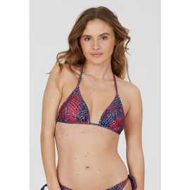 Dámský vršek plavek Cruz Monica W Triangle Printed Bikini Top velikost 36.