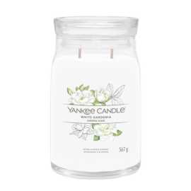 Yankee Candle Aromatická svíčka Signature sklo velké White Gardenia 567 g.