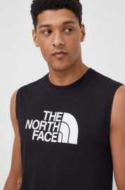 Bavlněné tričko The North Face černá barva, NF0A87R2JK31.