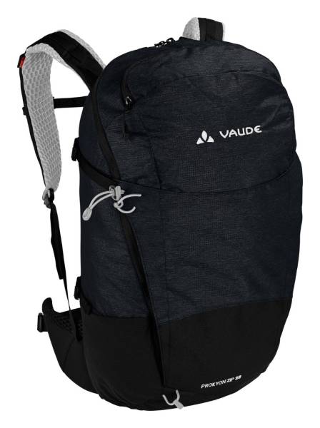 Vaude Prokyon Zip 28 Black Hledáte prostorný batoh na výlety do přírody a hor?

integrovaný EMP zádový panel pomáhá předcházet otlakům
ergonomicky tvarované ramenní popruhy s možností připevnění brýlí
prostorná hlavní kapsa s přihrádkou na vodní rezervoár nebo notebook s bočním přístupem
přední přihrádka na zip s malou vnitřní kapsičkou
strečová kapsa v přední části batohu
2 strečové kapsy na bocích
bederní pás s křidélky pro pohodlné upevnění
hrudní popruh s klipem na hadičku vodního rezervoáru
boční kompresní popruhy
boční kompresní popruhy
poutko pro upevnění holí
možnost připevnění bezpečnostního světla
pláštěnka