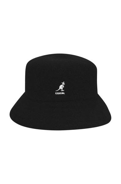 Klobouk Kangol černá barva, K3191ST.BK001-BK001.